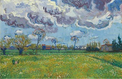 Landscape Under a Stormy Sky 1888